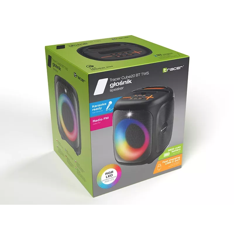 Auriculares inalámbricos True Wireless (TWS) TRACER Cube20 negro