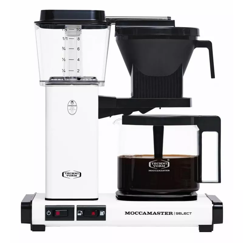Moccamaster KBG Select Cafetera blanco mate