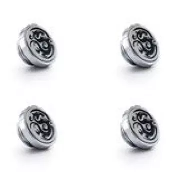 Tapones Roscados G1/4 BitsPower Pack de 4 — BitsPower BPM-C06-4P, Plata Pulida