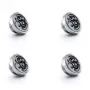Tapones Roscados G1/4 BitsPower Pack de 4 — BitsPower BPM-C06-4P, Plata Pulida
