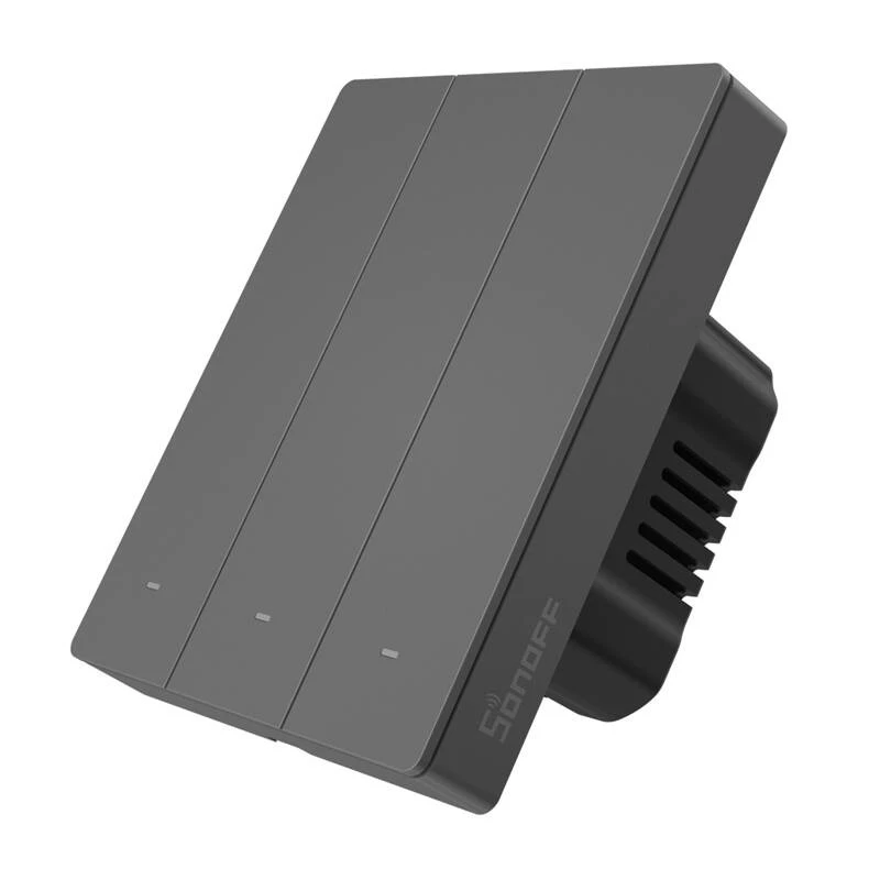 Interruptor de pared inteligente Wi-Fi Sonoff M5-3C-80 – triple, interruptor inteligente de pared, modelo M5-3C-80