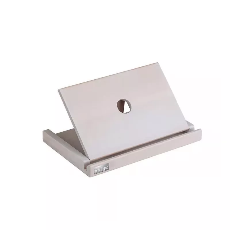 Soporte para tablet artelegno 46/W madera de haya regulable en altura para tablets y e-readers