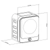 GB415 Secadora eléctrica mini 3 kg