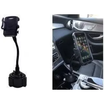 Soporte de smartphone para portavasos IWH 019265 — Soporte de plástico para coche para portavasos