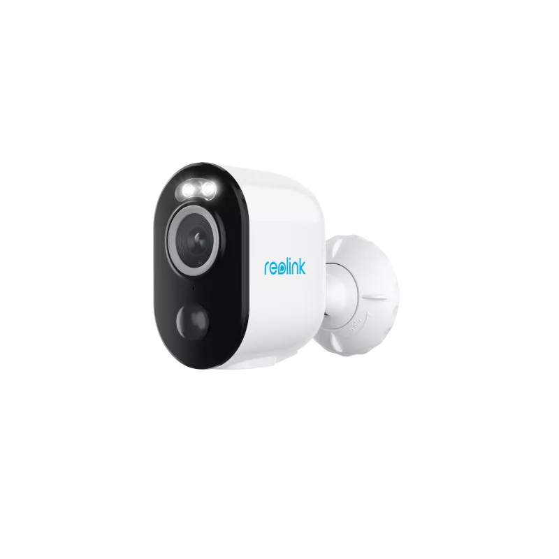 Reolink Argus B330 (BWC2K02SP) cámara de seguridad IP Wi-Fi con batería y panel solar, 5 MP 2880x1616, IP65, visión nocturna en color, para interior y exterior, blanca