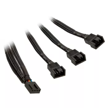 EK Water Blocks EK-Cable Divisor en Y para 3 ventiladores PWM de 4 pines 10 cm