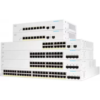 Cisco Business 220 Series CBS220-48P-4G - Switch - Smart - 48 x 10/100/1000 (PoE+) + 4 x Gigabit SFP (Uplink) - montaje en rack - PoE+ (382 W)