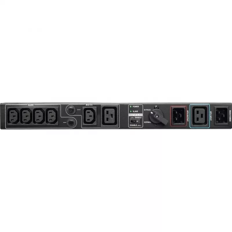 Bluewalker PowerWalker MBS - Conmutador de derivación (rack - montaje en rack) - AC 208/220/230/240 V - conexiones de salida: 6 - 48,3 cm (19) - negro (UPS2005)