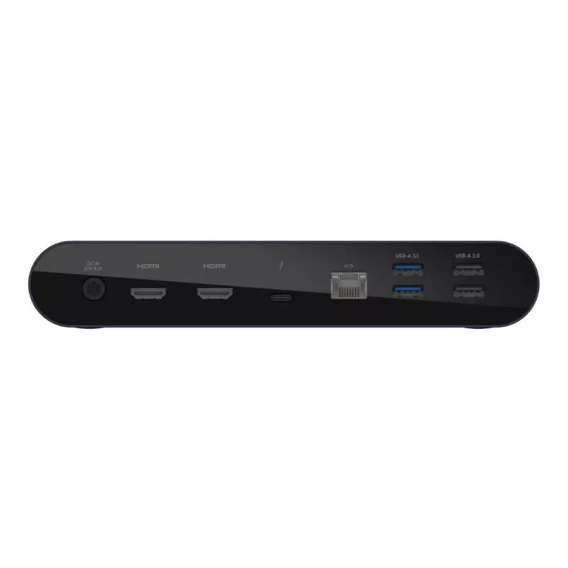 Docking station Belkin Thunderbolt 4 Dock Pro con cable negro 90W Power Delivery