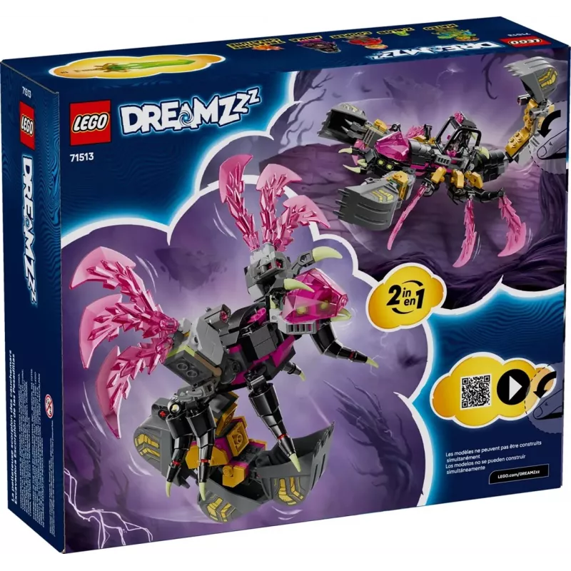 LEGO DREAMZZZ 71513 Excavadora escorpión de pesadilla