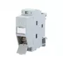 Metz Connect REGplus IP20 C6A Módulo 180°M - Toma de conexión DIN para montaje en carril DIN - RJ-45 - Gris claro (130B117003-E)