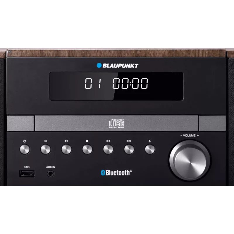 Microcadena Bluetooth RDS/ID3-Tag CD/MP3/USB/AUX/RelojDespertador
