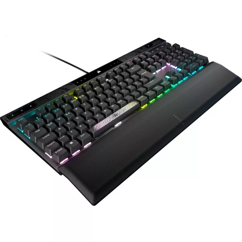 Teclado gaming Corsair K70 MAX USB alemán negro