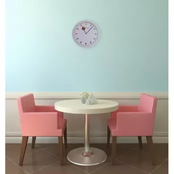NeXtime Reloj 3048 Color Change, Ø28 cm, pared, blanco/multicolor