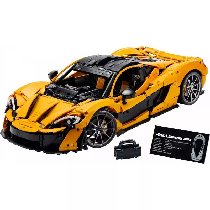 LEGO Technic 42172 McLaren P1 Set de coche modelo para adultos