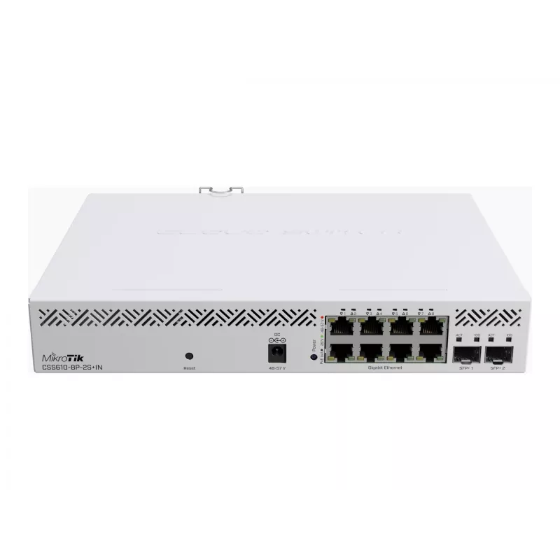 Switch gestionado Mikrotik CSS610-8P-2S+IN 8 puertos Gigabit Ethernet PoE