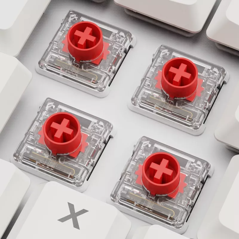 Sharkoon PureWriter W65 teclado inalámbrico, QWERTZ alemán, blanco, Kailh Choc V2 Red