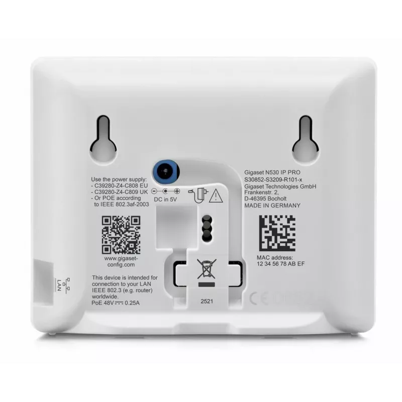 Gigaset N530 IP PRO + S700H PRO teléfono DECT identificación de llamadas antracita