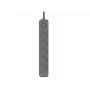 Regleta de enchufes TRACER TRALIS47023 — cable 1,8 m, 5 tomas