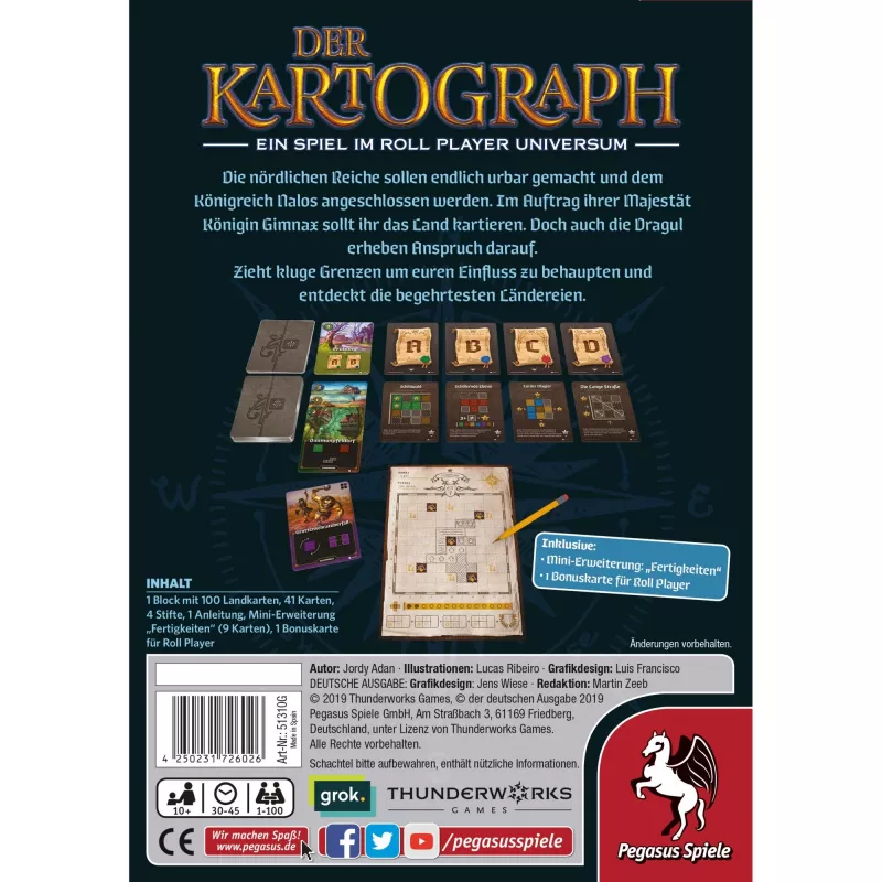 Der Kartograph, juego familiar