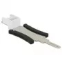 Kit de montaje DeLOCK 86411 negro plata