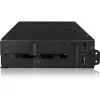Caja para disco icy dock MB902SPR-B R1 negra 2.5 pulgadas SATA