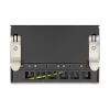 Patch panel DELOCK mini sobremesa RJ45 6 puertos Cat.6A apantallado, metal, negro, 80×22×125 mm