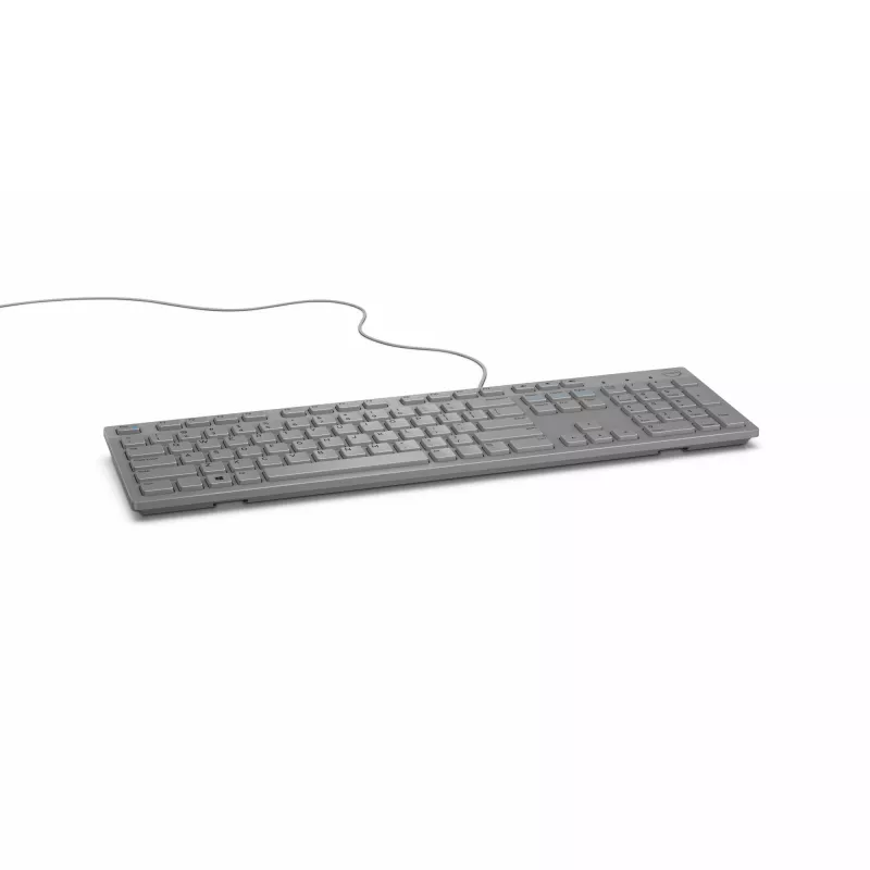 Dell teclado con cable - KB216 - US International (QWERTY) – Gris/ grabado LT