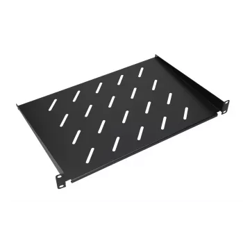 Bandeja para rack Extralink SHELF 1U para armarios de pared de 19 pulgadas, 1U, 300 mm, negro, metal