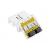 Rosa de superficie RJ-45 Cat6 OU6-0002-W blanca, 2 tomas, 30×54×57 mm
