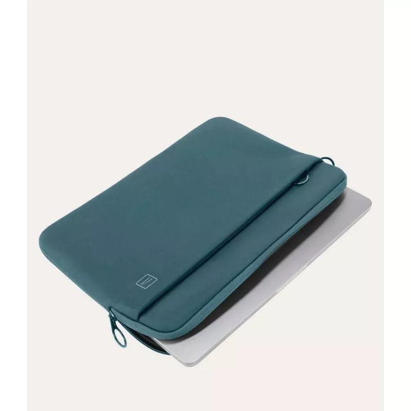 Funda sleeve Tucano Top 14 pulgadas 35,6 cm petróleo monocromático