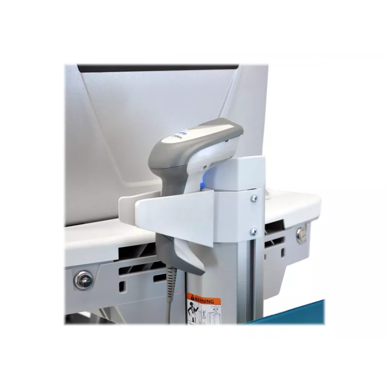 Carro multimedia Ergotron StyleView EMR Cart con articulación giratoria para LCD