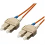 Equip cable de conexión de fibra óptica SC/SC – OM1/OM2, 1,0 m, 62,5/125 µm