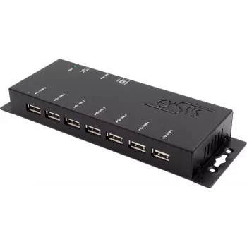 Exsys EX-1177-2S hub USB 2.0, 7 puertos, protección ESD de 15 kV