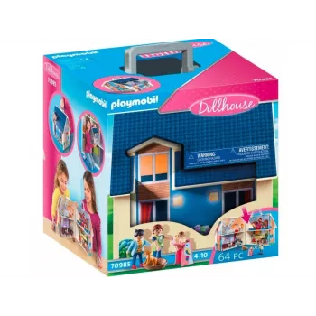 Set de construcción PLAYMOBIL Casa de muñecas 70985 multicolor plástico