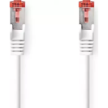 Nedis Cable de red CAT6 | Conector macho RJ45 | Conector macho RJ45 - S/FTP | 15,0 m | Interior | Redondo | LSZH | Blanco | Caja