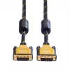 ROLINE GOLD Cable de monitor DVI, macho-macho (24+1) dual link 2,0m (11.04.5512)