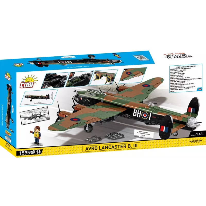 Bloques Avro Lancaster B.III 1595 piezas de construcción
