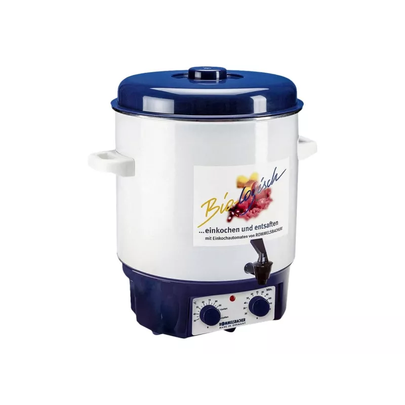 Máquina para vino caliente y conservas KA 1804 (blanco/azul, 1.800 vatios, 27 L)