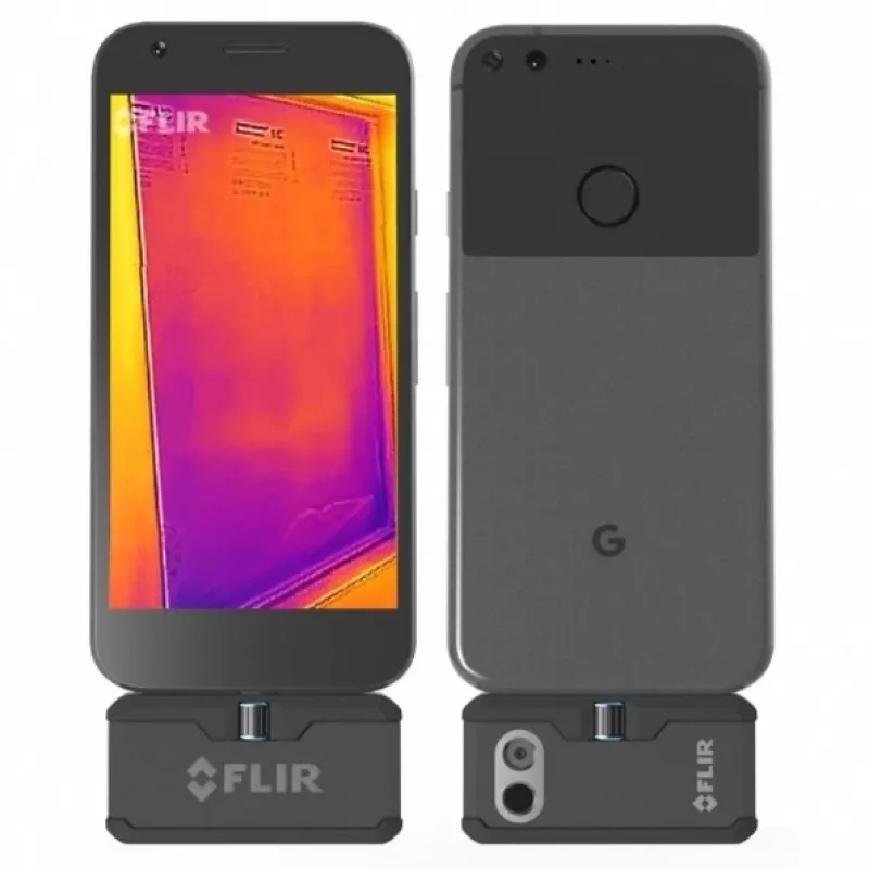 Cámara termográfica FLIR ONE Pro Android USB-C — FLIR, modelo FP3AC, 8,7 Hz, NETD 150 mK, 8–14 µm, enfoque fijo, USB-C