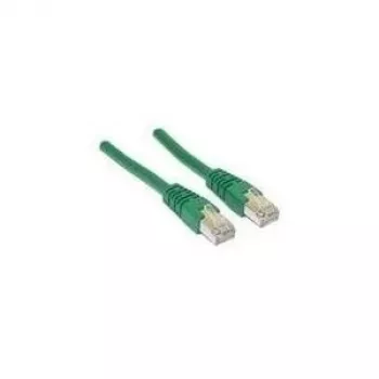 Wentronic Goobay cable de red CAT 5e, F/UTP, verde, 0,5 m - mezcla de cobre CCA (50179)