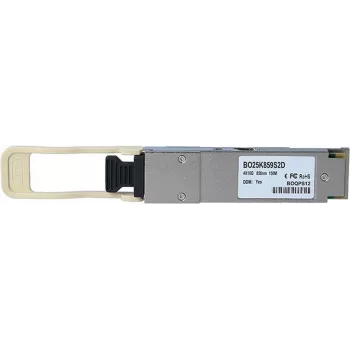 Módulo transceptor de fibra óptica BlueOptics CPAC-TR-40SR-QSFP-300M-BO 850 nm QSFP MPO Plata