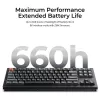 Teclado mecánico Keychron V3 Ultra 8K – QWERTY, Bluetooth y cable, RGB, negro