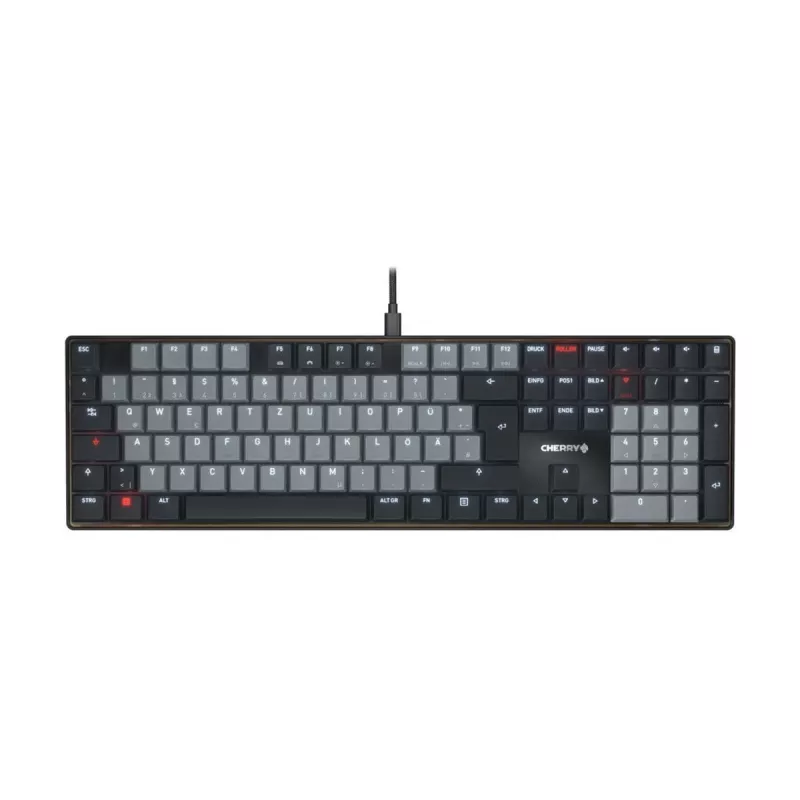 Teclado mecánico Cherry KC 500 MX LP USB-C Low Profile con interruptores Cherry MX