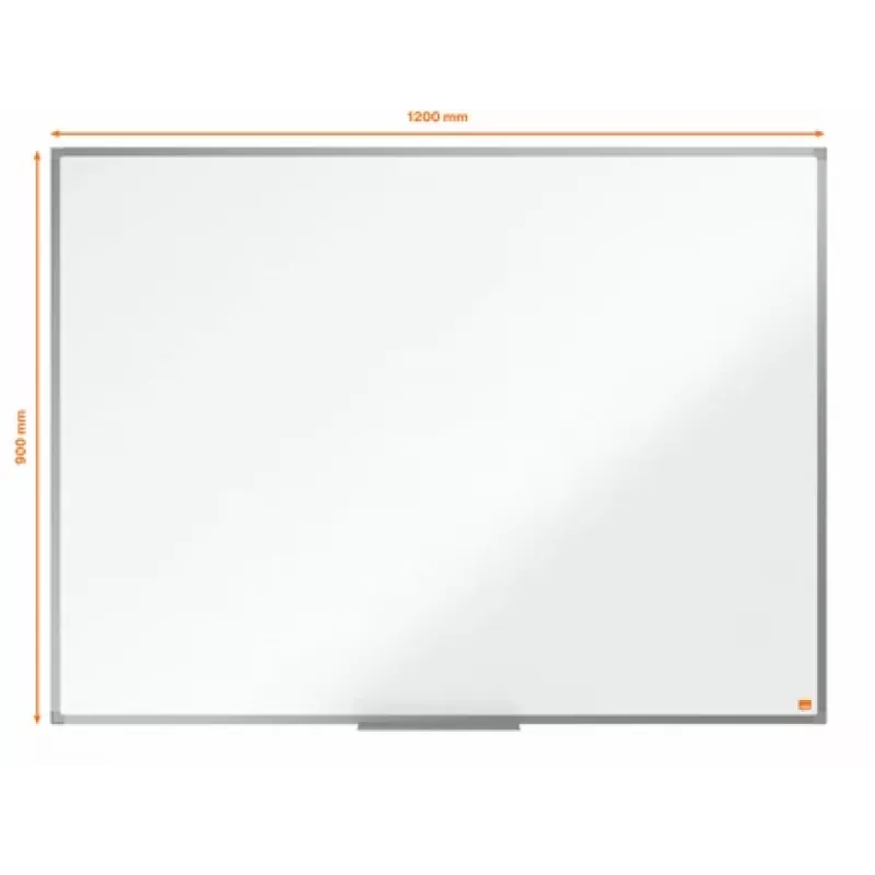 Pizarra blanca Nobo Essence acero 1200x900mm (1905211)
