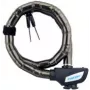 Candado de bicicleta FISCHER 85854 — longitud 700 mm, diámetro 18 mm, negro