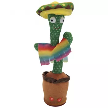 Juguete cactus bailarín con sombrero Extralink Toys, cantarín para niños LED USB