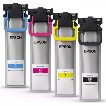 Epson Original WF-C53xx/WF-C58xx XL - Multipack de 4 (Cian, Magenta, amarillo, negro) (OPWF-C53xx/WF-C58xxXLset)