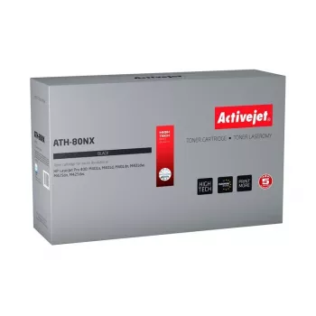 Activejet ATH-80NX tóner (sustituto de HP 80X CF280X; Supreme; 6900 páginas; negro)