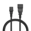 Cable de alimentación Qoltec 53991 negro 1,2 m C20 C13 hembra